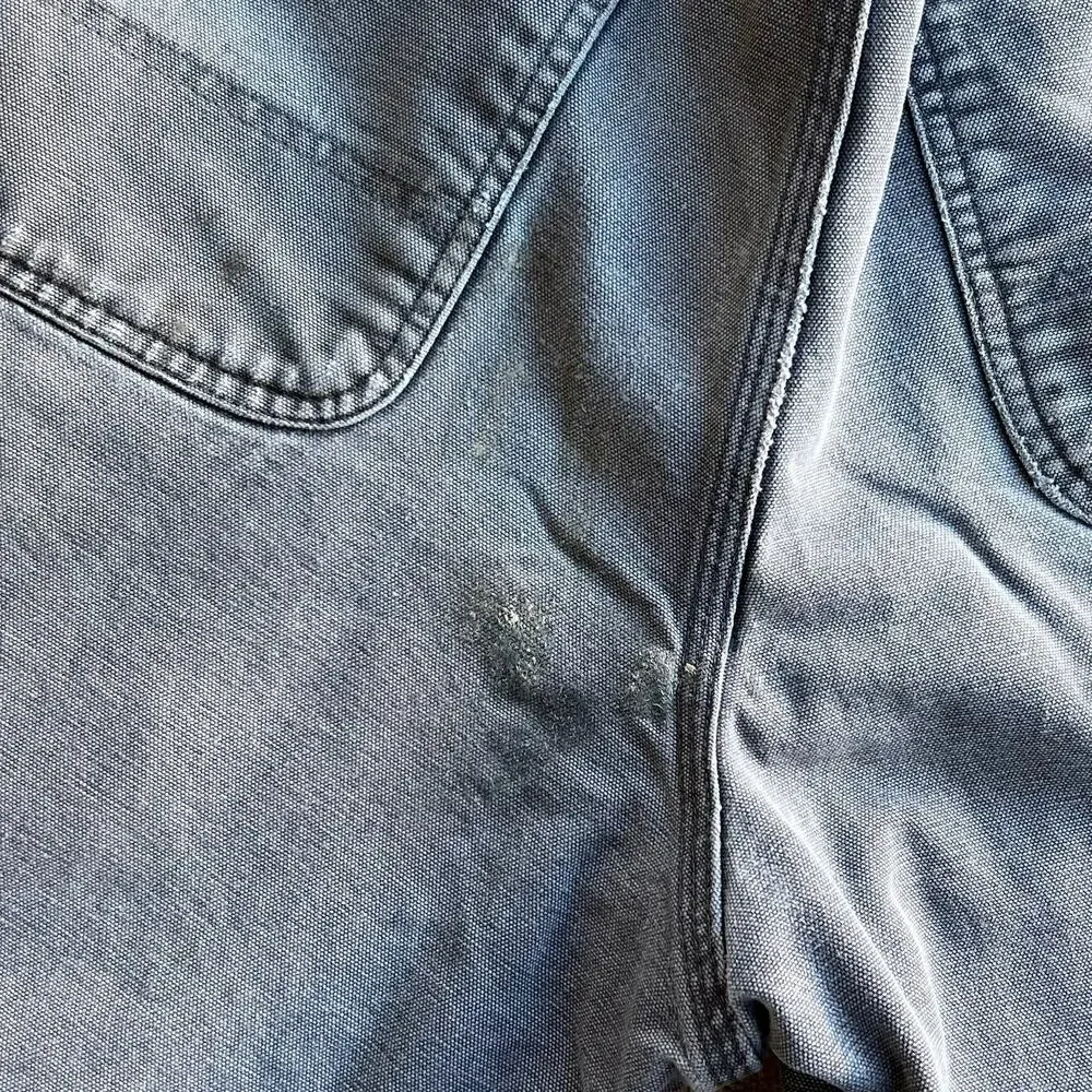 Carhartt faded gray double knee work wear carpenter pants